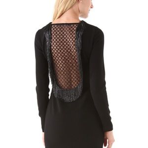 DVF  little black dress
